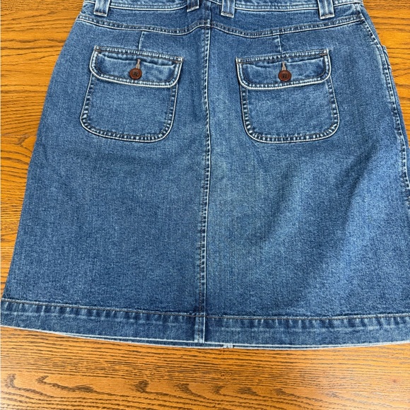 Sonoma Vintage Look Blue Denim Skirt size 10 - Picture 5 of 5
